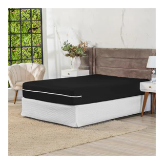 Capa De Colchão King Malha Gel Com Zíper Cores Variadas em Oferta na Shopee