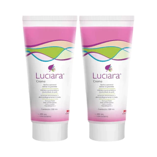 Creme Preventivo Hidratante Luciara 200ml - Previne Estrias na Gravidez, Hidratação e Elasticidade em Oferta na Shopee