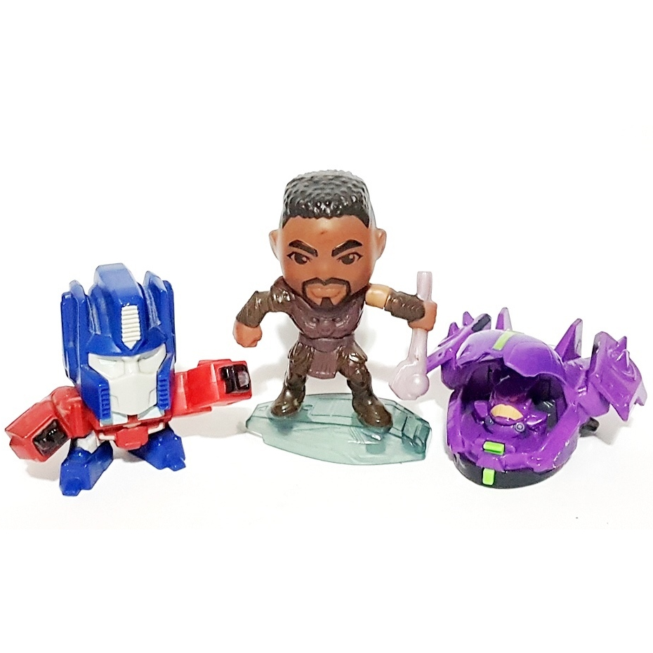 KIT 3 PROMOCIONAL PANTERA NEGRA + ZORG + TRANSFORMERS 7-10CM USADO CBA ...
