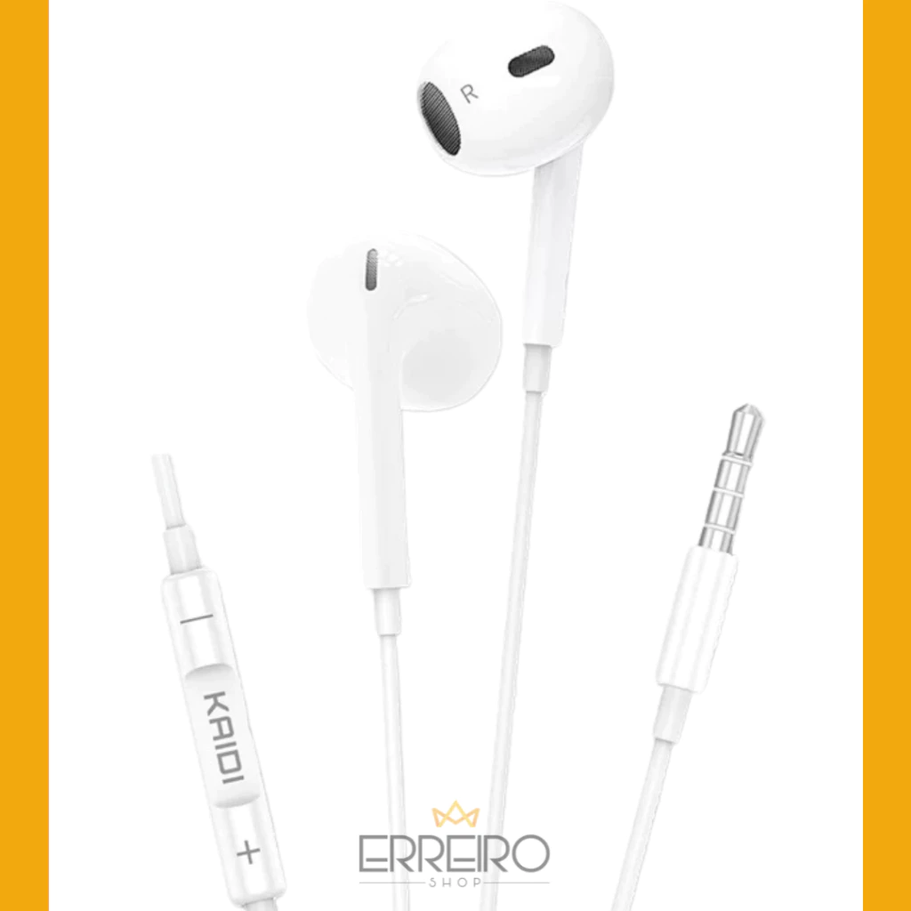 Fone De Ouvido Com Fio P2 Intra Auricular Com Microfone 3,5mm Com Fio HIFI