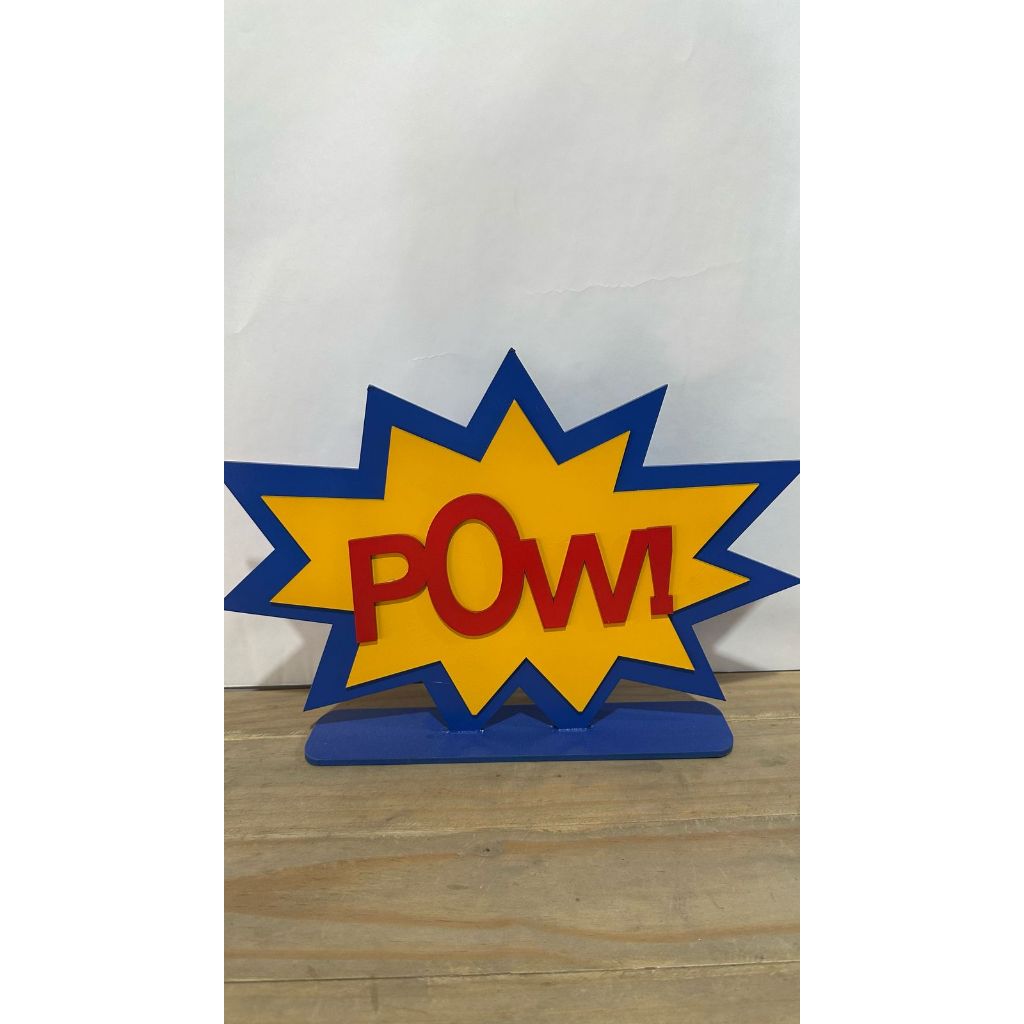 Display Pow em MDF 2D | Shopee Brasil