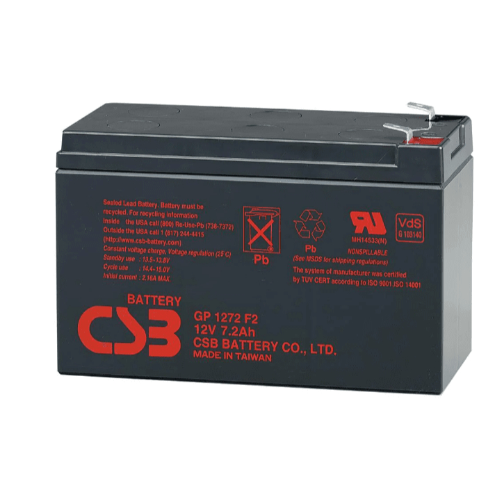 Bateria CSB 12v 28w (7ah) Alarme, nobreak, som