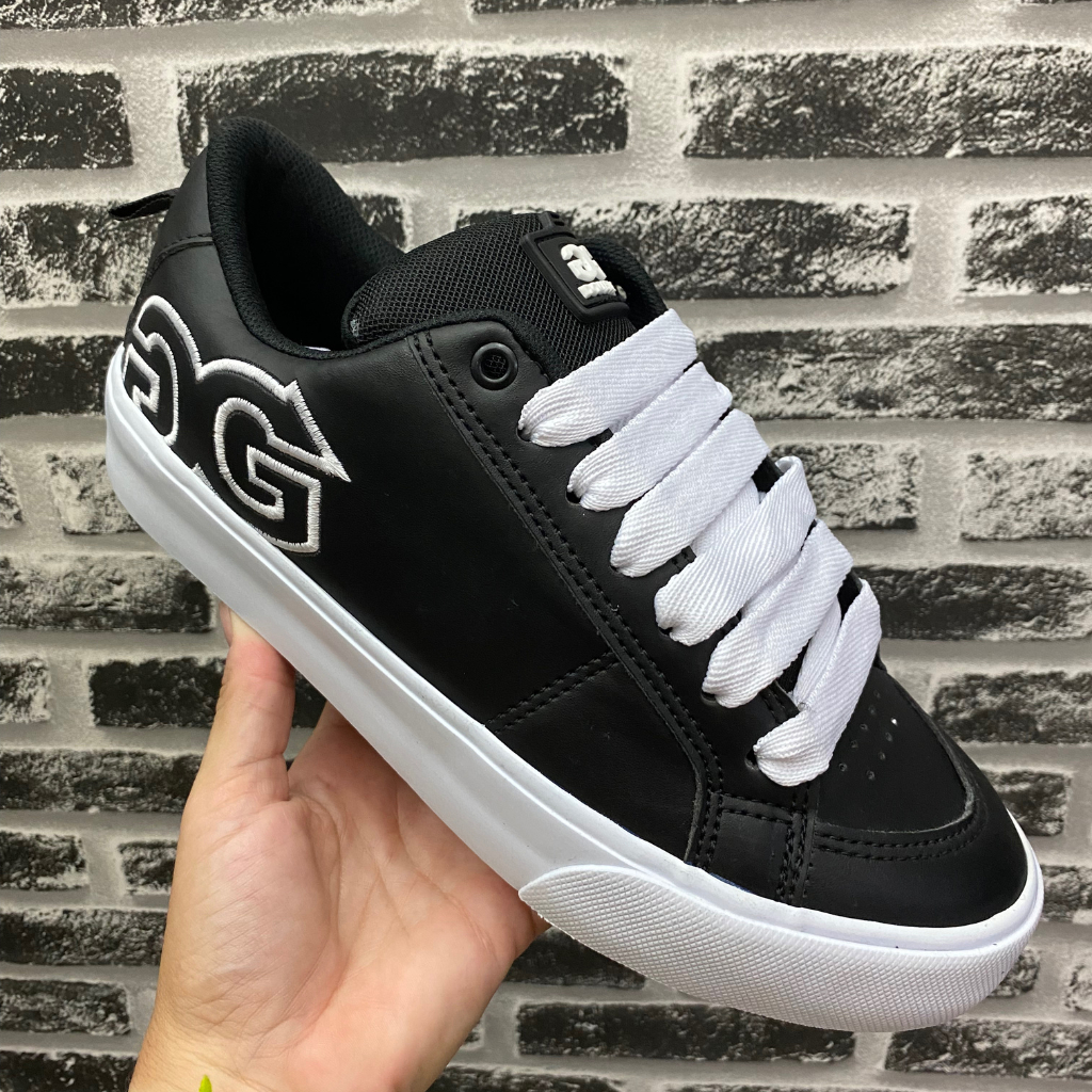G-RAP【SHAG G】 Tênis Skate Double G Record Preto/preto Sapão Original | Frete grátis