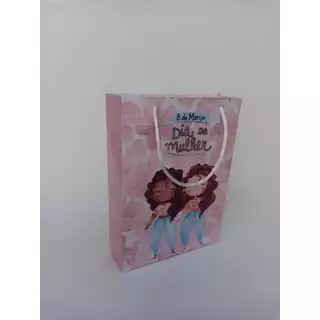 Sacolas personalizadas Dia das Mulheres - Sacolas para lembrancinha personalizada em Oferta na Shopee