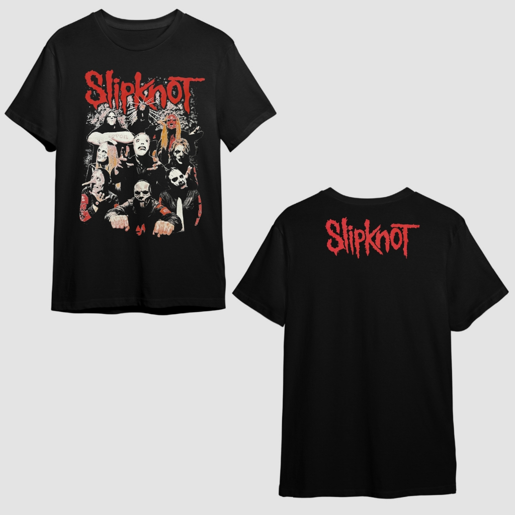 Camiseta Banda de Rock Black Sabath Slipknot Gun's N Roses