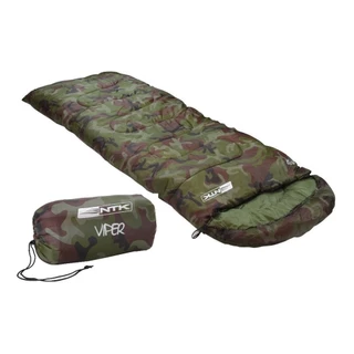 Saco De Dormir Camping Viper Solteiro 5°c À 12°c Camuflado Térmico Com Capuz E Impermeável - Ntk