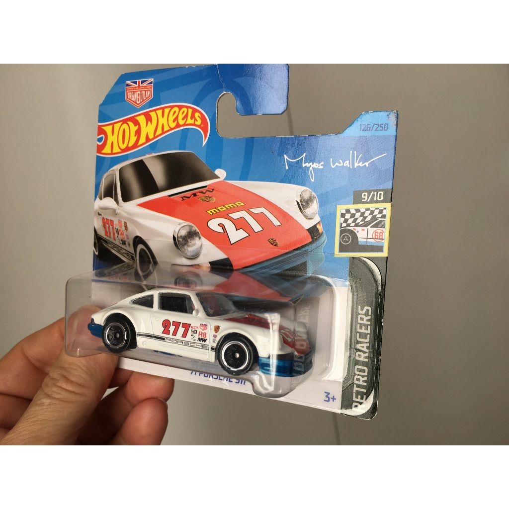 esportivo 1971 Porsche 911 277 Retro racers Hot Wheels original