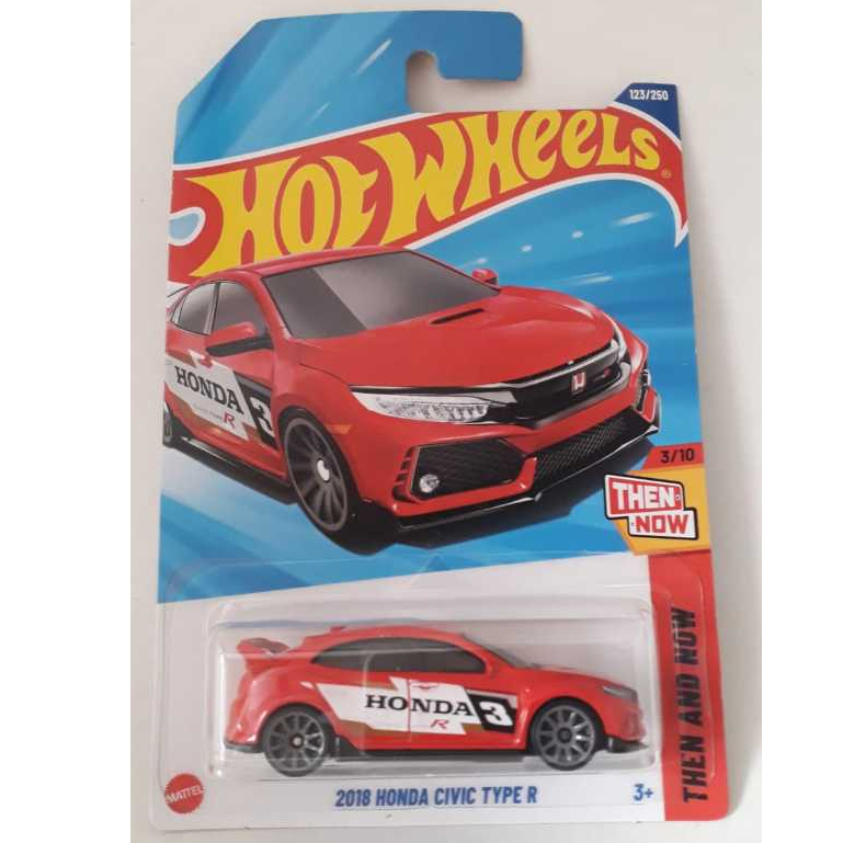 2018 Honda Civic Type R - 2025 - Vermelho - 1/64 - Hot Wheels
