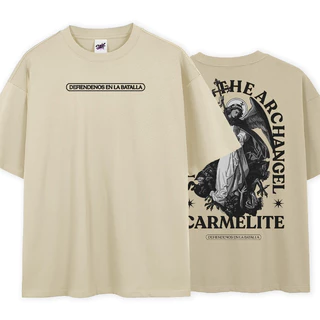Camiseta Oversized St Michael Arcanjo Na Batalha Streetwear