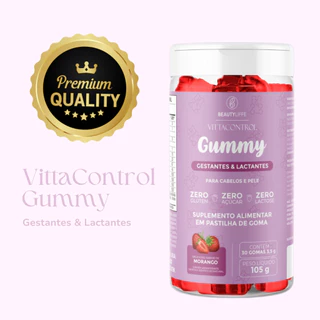 Vittacontrol Gummy Gestantes e Lactantes com Biotina Cabelos Fortes e Pele Linda e Vitaminada  *ZERO em Oferta na Shopee