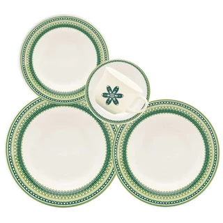 Aparelho de Jantar e cha 20 Peças Biona Donna Campestre Oxford