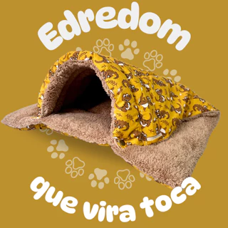 Cama Pet/Edredom Pet Que Vira Toca