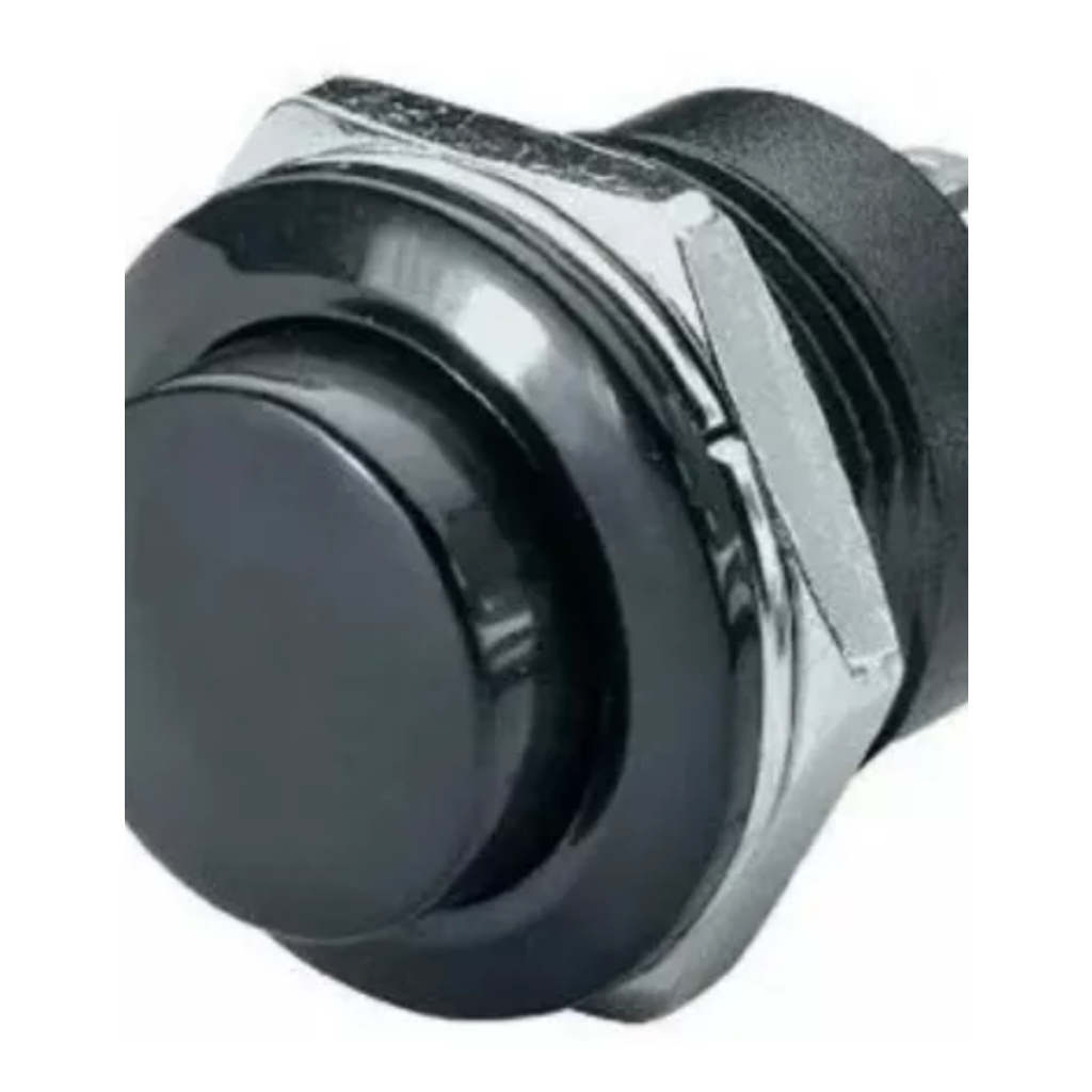 Chave Push Button R13-507 Preta Tipo Start Bujão Sem Trava | Shopee Brasil