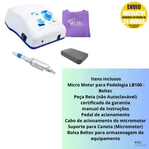 Micromotor Profissional Beltec LB100 Alta Rotação Potência Para ...