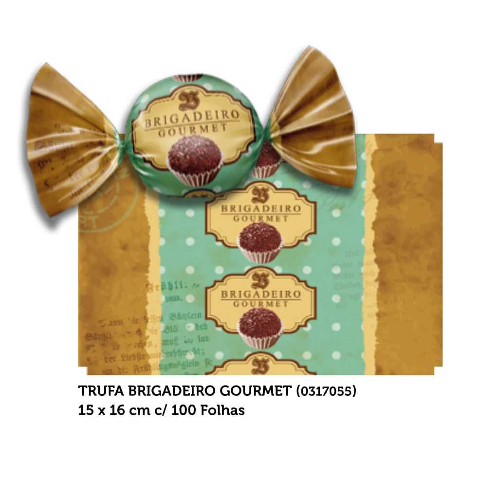 100 embalagem para trufas e bombom 15x16 varios sabores | Shopee Brasil