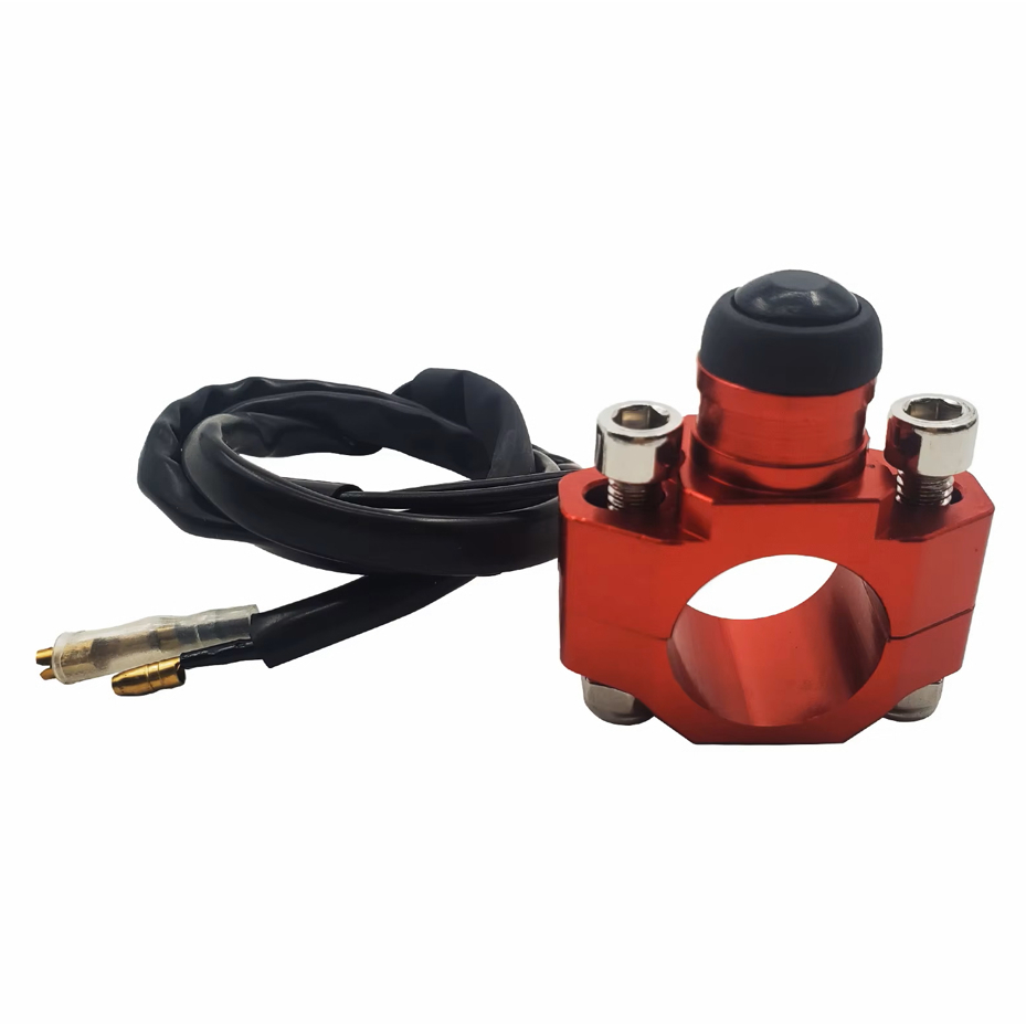 Botão Mata Motor Interruptor Corta Corrente Partida Aluminio 22mm