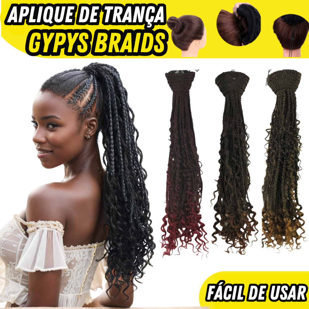 Rabo De Cavalo Ajustável Com Tranças E Cachos Fibra Premium | Shopee Brasil