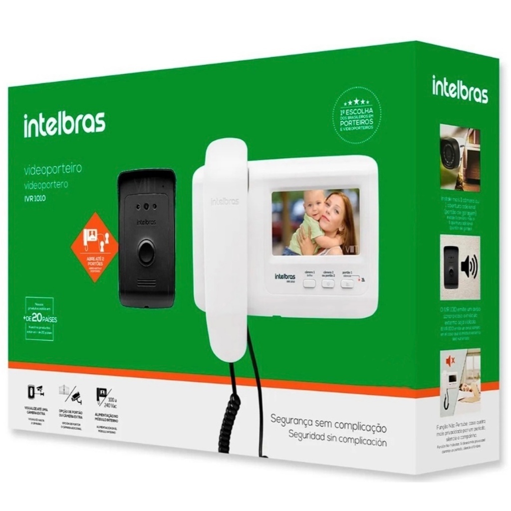 VIDEO PORTEIRO IVR 1010 INTELBRAS | Shopee Brasil