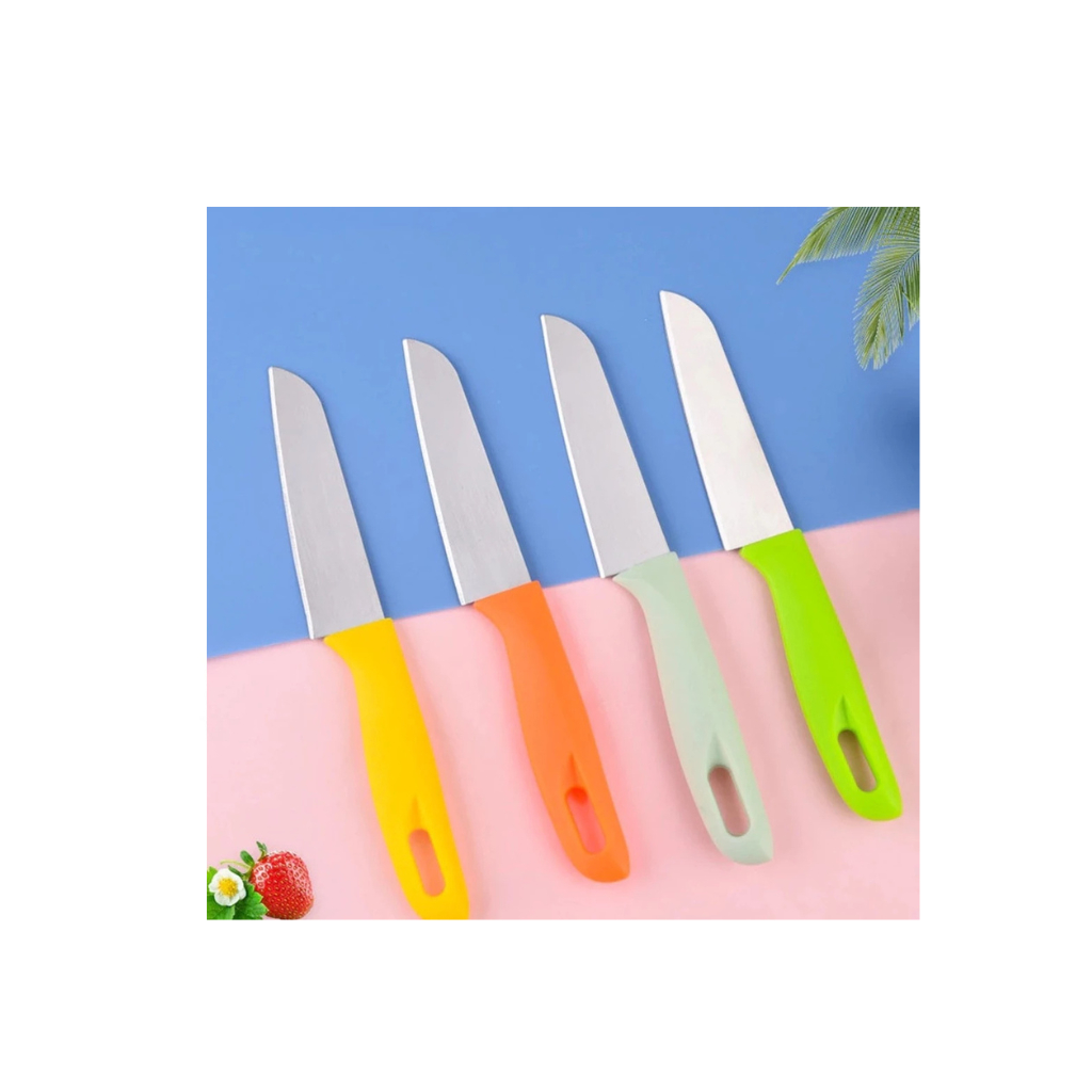 Faca Aço inoxidavel coloridas afiadas 20cm