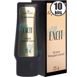 10 GEL PARA MASSAGEM EXCIT SOFISTICATTO COSMÉTICOS LA PASSION