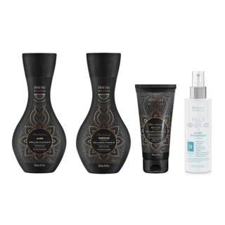 Amend KIT Millenar Óleos Indianos Sh + Cond + Balm + Fluido Multi-Benefícios 180ml em Oferta na Shopee