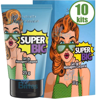 10 GEL DE MASSAGEM SUPER BIG SOFISTICATTO COSMÉTICOS CORPORAL