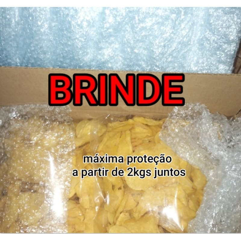 BATATA CHIPS FRESCA E CROCANTE CX/ 1kg