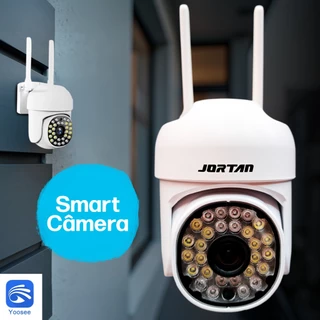 Câmera IP Yoosee Wireless de Segurança com Visão Noturna Wi-Fi Prova D'água Monitoramento 24h PTZ