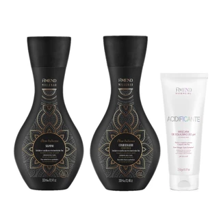 Amend KIT Millenar Óleos Indianos Shampoo e Condicionador 300ml + Máscara de Equilíbrio do PH 250g em Oferta na Shopee
