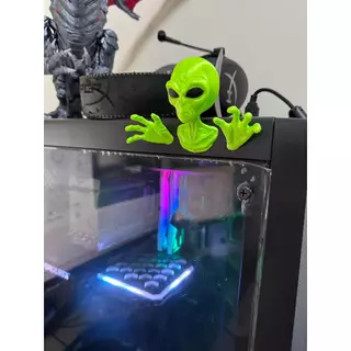 Ímã de ET 3D Decoração Criativa e Divertida Impressão Alien Alienígena Extraterrestre Greys Realistico Decorativo Geeks em Oferta na Shopee