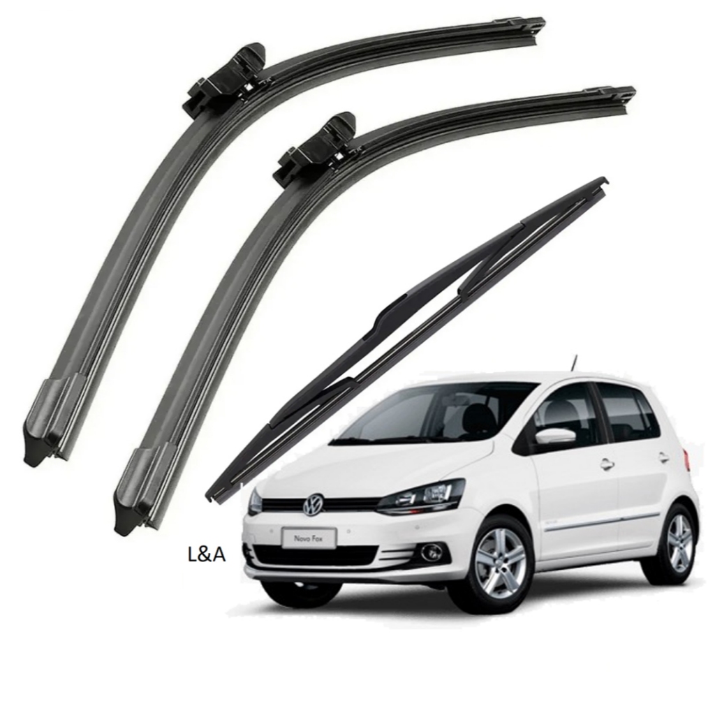 kit palheta limpador parabrisa fox acessórios para carro | Shopee Brasil