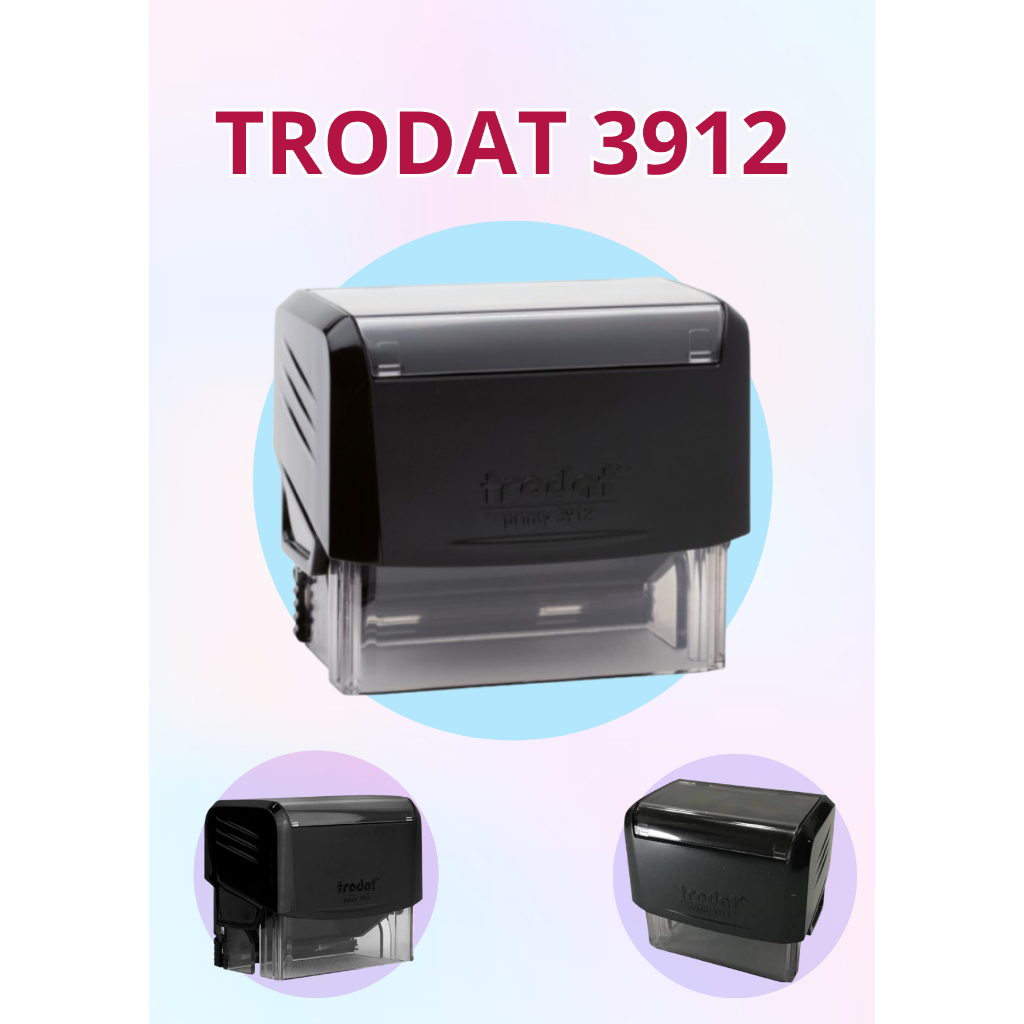 Carimbo Trodat Printy 3912 Personalizado 47x18mm | Shopee Brasil