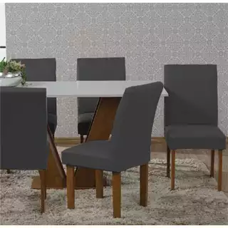 Kit 2 Capa De Cadeira Em Malha Gel Lisas Veste Fácil Proteção E Estilo Varias Cores em Oferta na Shopee