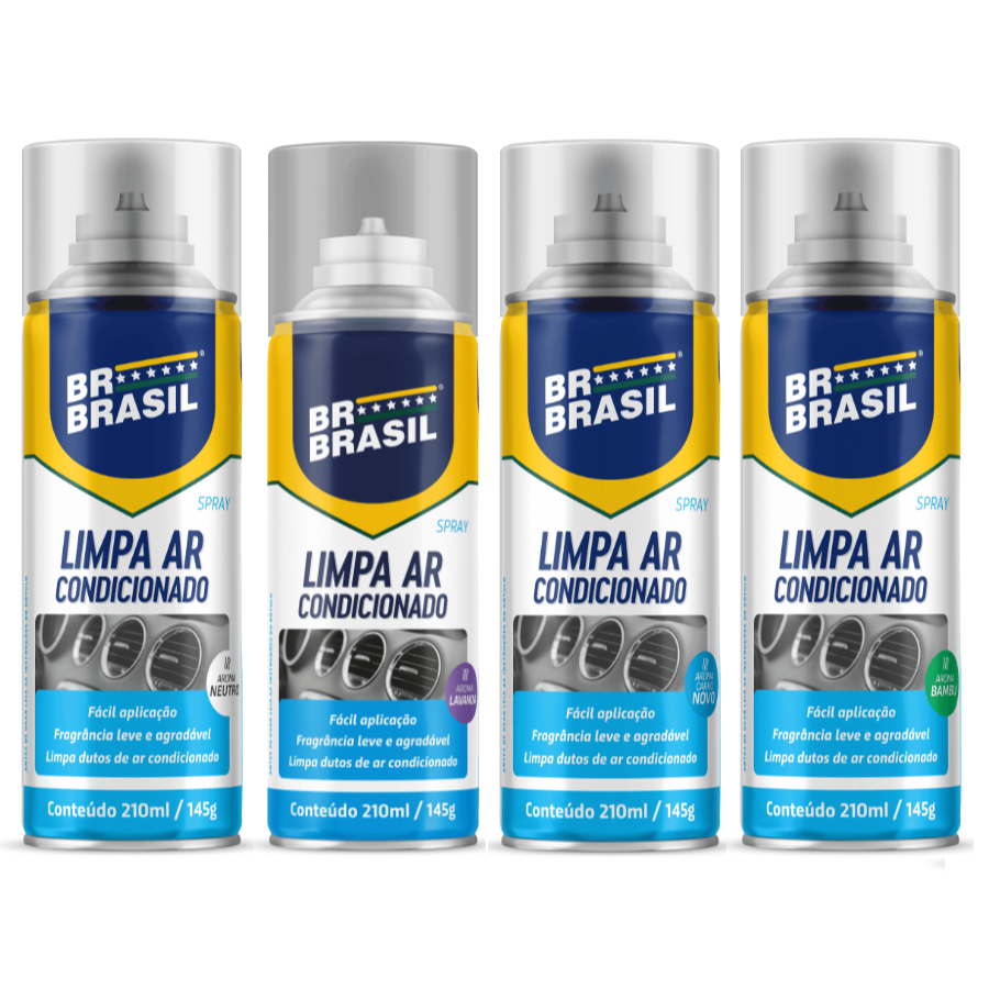Limpador Automotivo Higienizar Ar Condicionado Carro Spray Fragrância ...