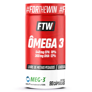 Ômega 3 Meg3 Pote 90 Cápsulas FTW