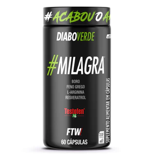 Milagra Diabo Verde 60 Cáps Ftw