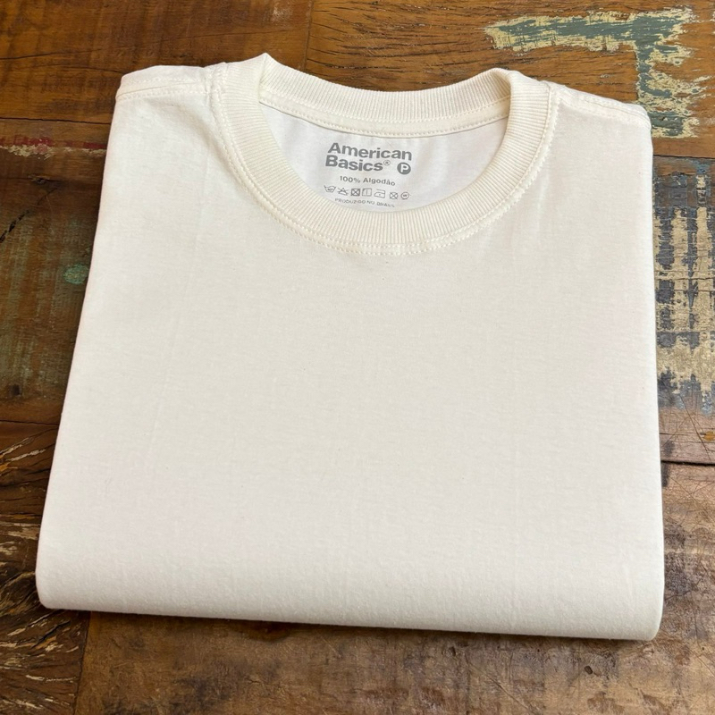 Camiseta American basics 100% algodão