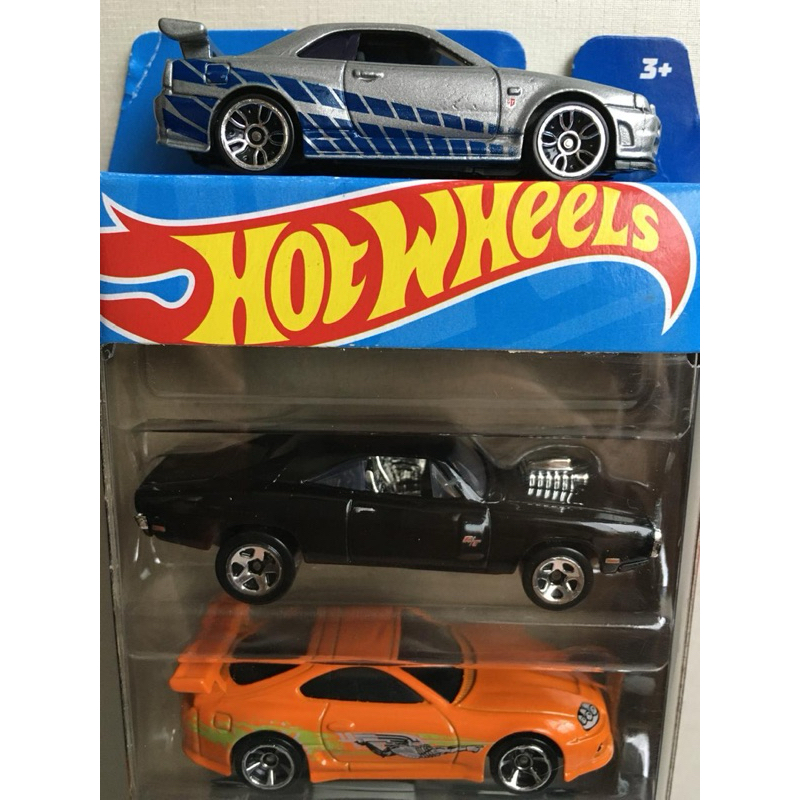 HOT WHEELS COMBO ( 2020 SKYLINE GT-R (R34) + 2023 5-PACK FAST