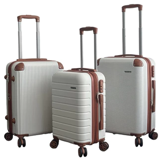 Mala de abordo 10KG Mala de Viagem 10KG Zíper Dupla Rodinhas 360” Material Alta Qualidade Cor Branca, em Oferta na Shopee