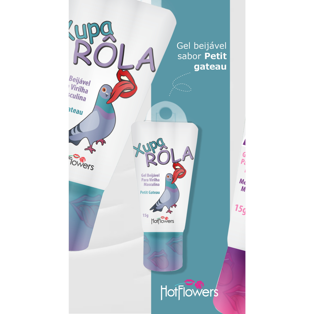 XUPA ROLA - Gel Beijável sabor Petit Gateu | Shopee Brasil