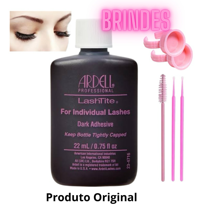 Cola Cílios Tufo Ardell Tufinho 22ml Tite Roxa Maquiagem Profissional Fio a Fio Original