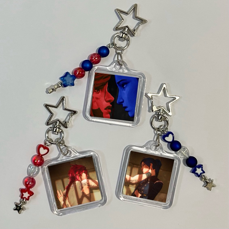 Chaveiro Arcane Caitlyn e Vi