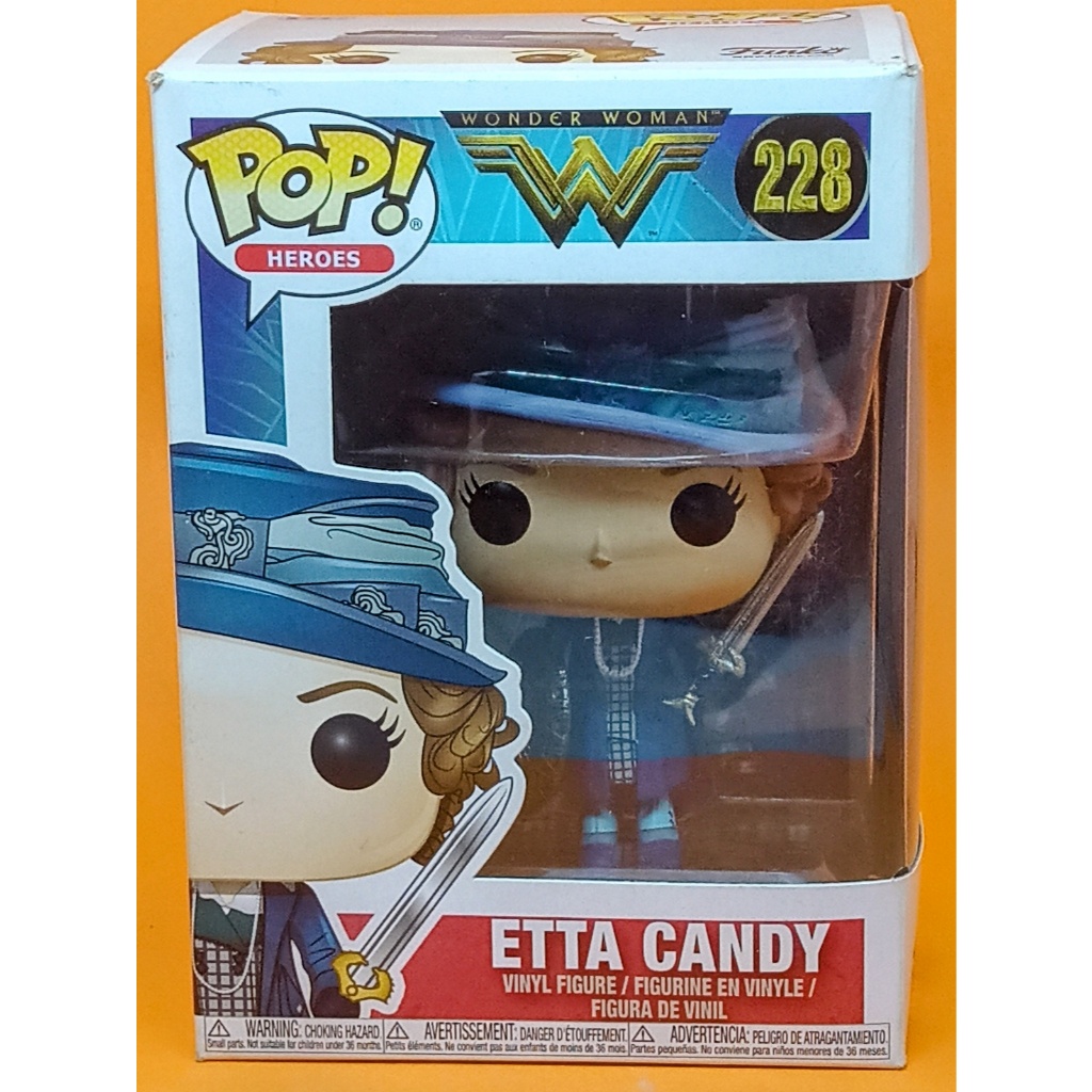 Funko Pop Wonder Woman - Etta Candy N°228 - Figurine Collector Neuve