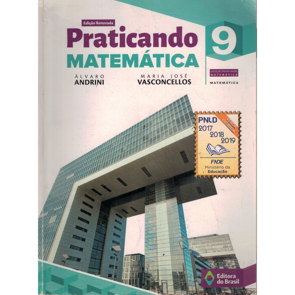 Livro Praticando Matemática 9 - edição renovada | Shopee Brasil