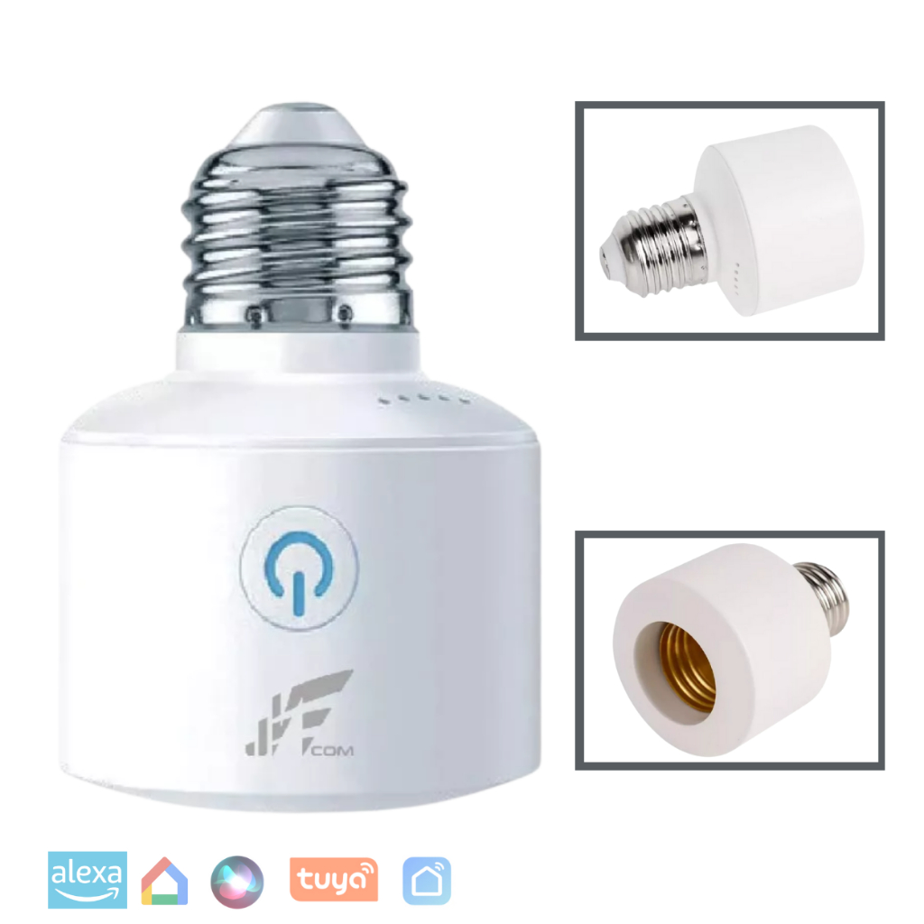 Soquete Inteligente Bocal Lâmpada Wifi Smart Alexa E27 Bocal de lampada Bivolt