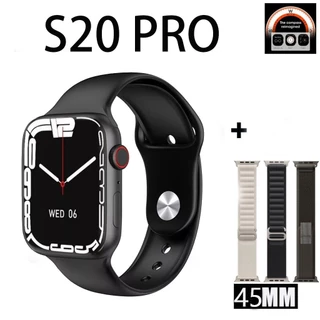 2025 Novo Smartwatch Watch S20 PRO Série 10 Super Amoled Prova D'Água Lançamento 45 mm em Oferta na Shopee