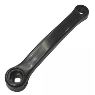 Pedivela Braço Esquerdo Ponta Quadrada 170mm Preto Bike IMP Preto