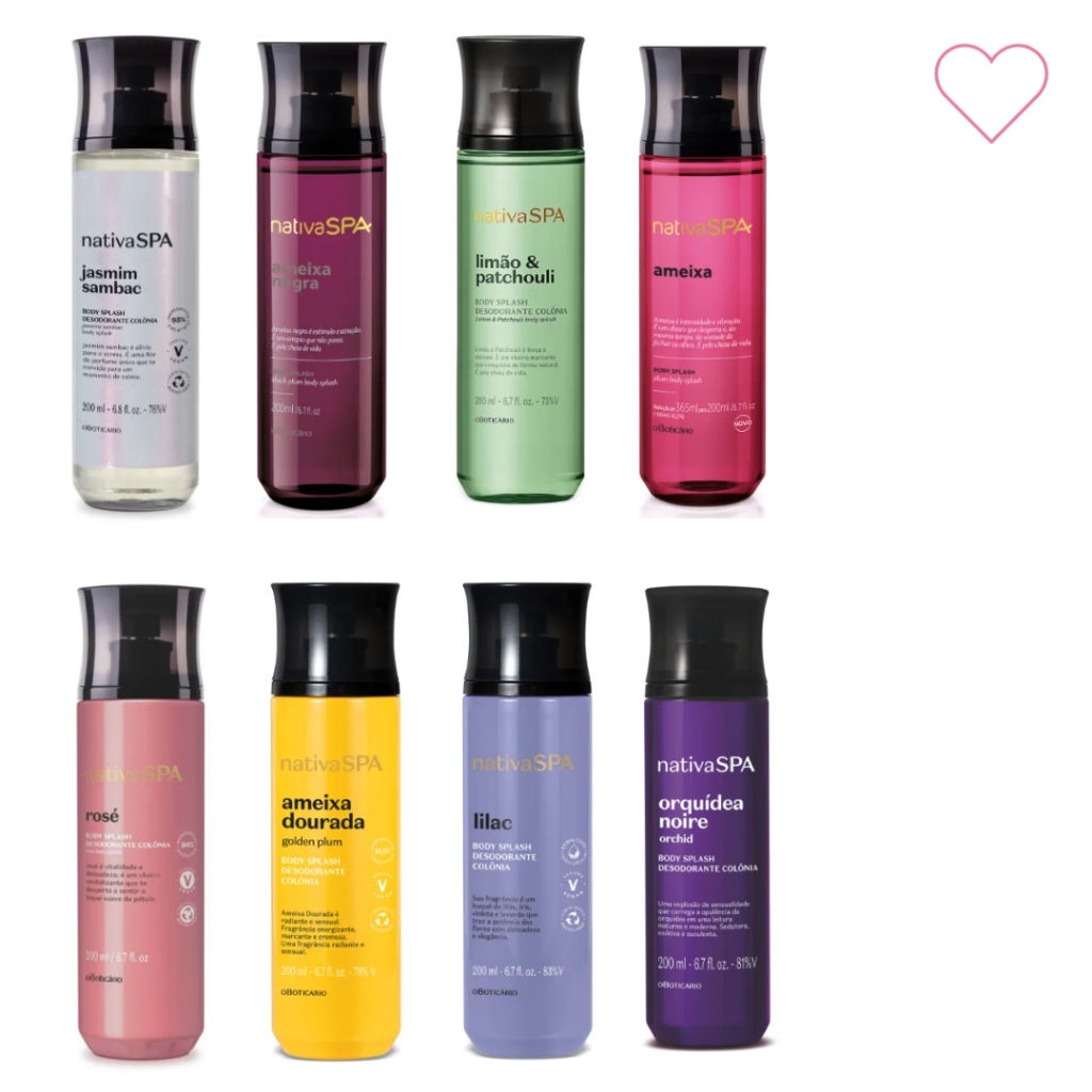 Body Splash Desodorante Colônia Nativa SPA Oboticário em Oferta na Shopee