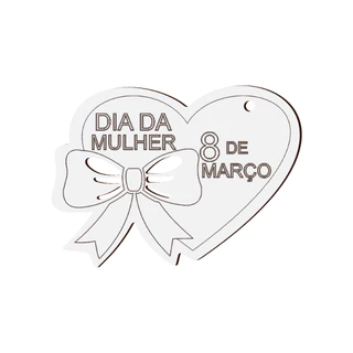 Chaveiro Lembrancinha Dia Internacional da Mulher Celebração 8 de Março com Película Vários Kits MDF 3mm em Oferta na Shopee