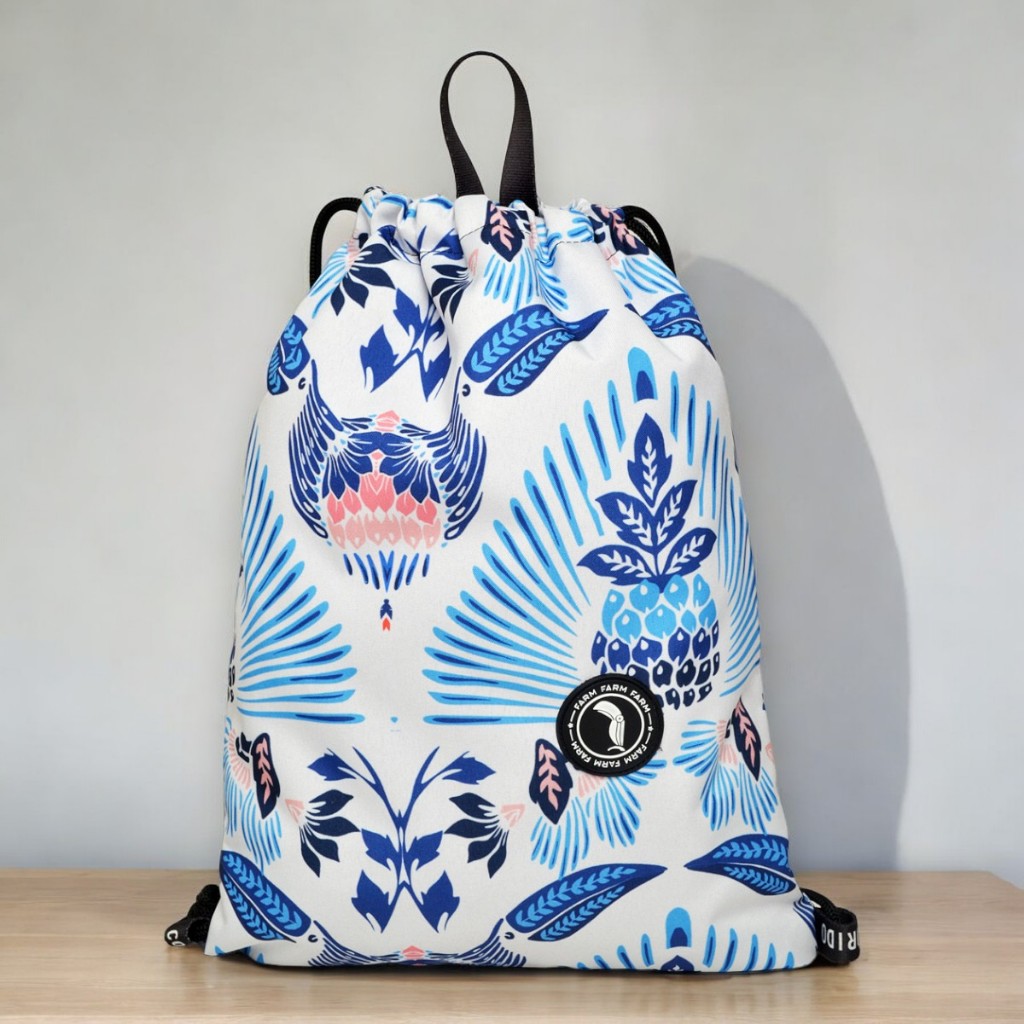 Mochila Saco Farm Rio Eco bag Unissex Praticidade Leve Praia e Piscina ...
